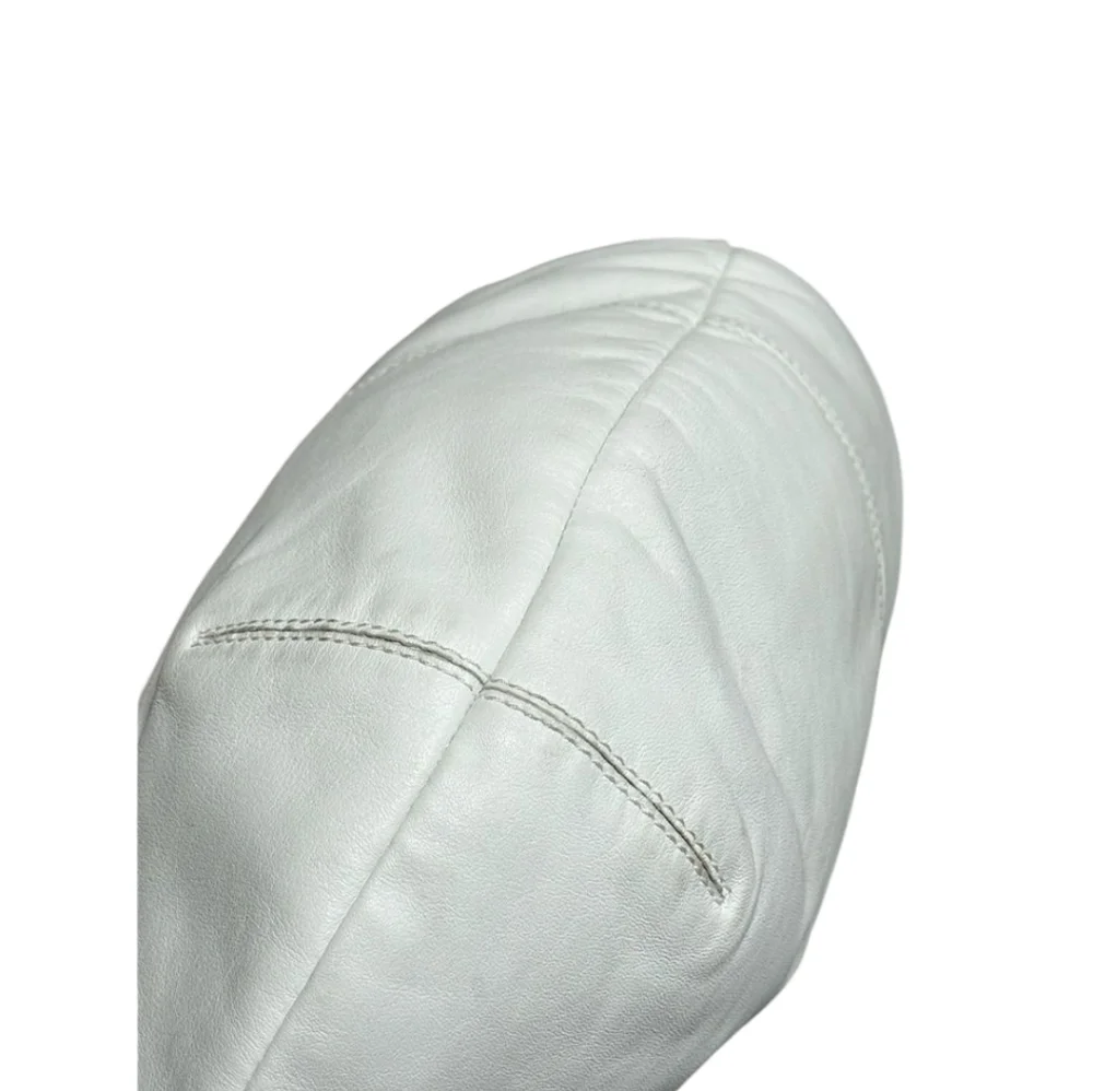 Coach Tan and White Large Leather Y2K Soho Hobo Bag
